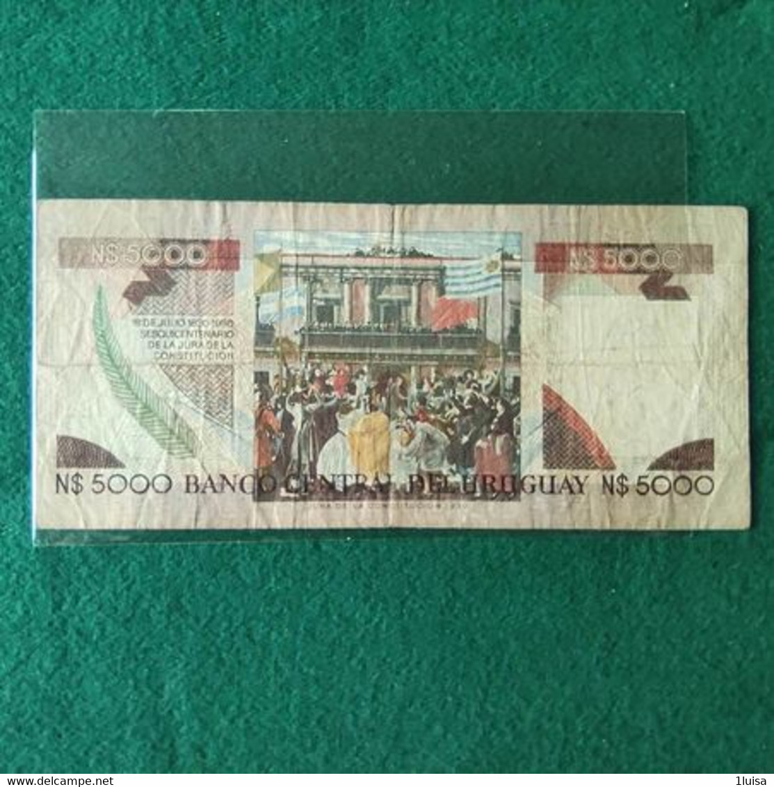 URUGUAY 5000 PESOS 1983 - Uruguay