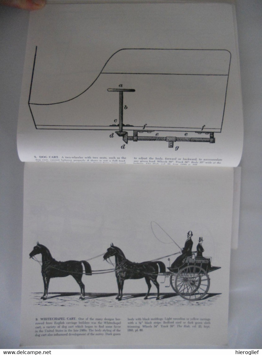 AMERICAN CARRIAGES SLEIGHS SULKIES AND CARTS Edited By Don H. Berkebile 168 Illustrations Koetsen Rijtuigen - USA