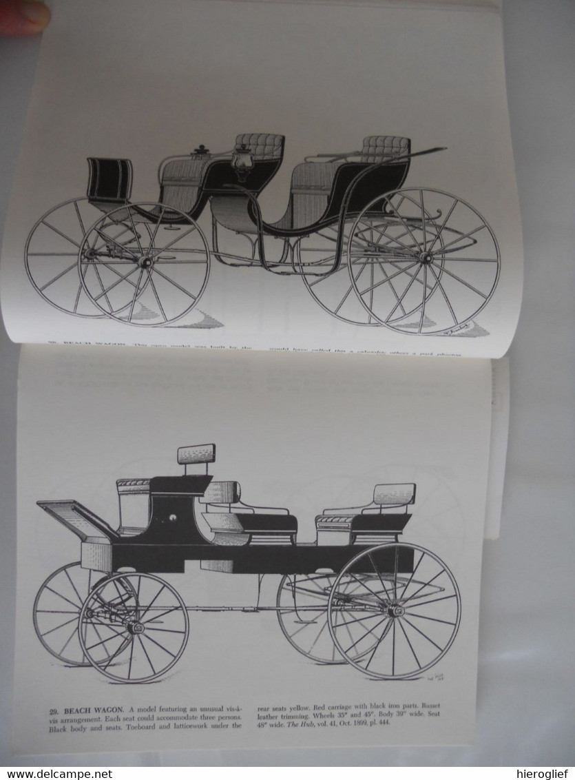 AMERICAN CARRIAGES SLEIGHS SULKIES AND CARTS Edited By Don H. Berkebile 168 Illustrations Koetsen Rijtuigen - Etats-Unis