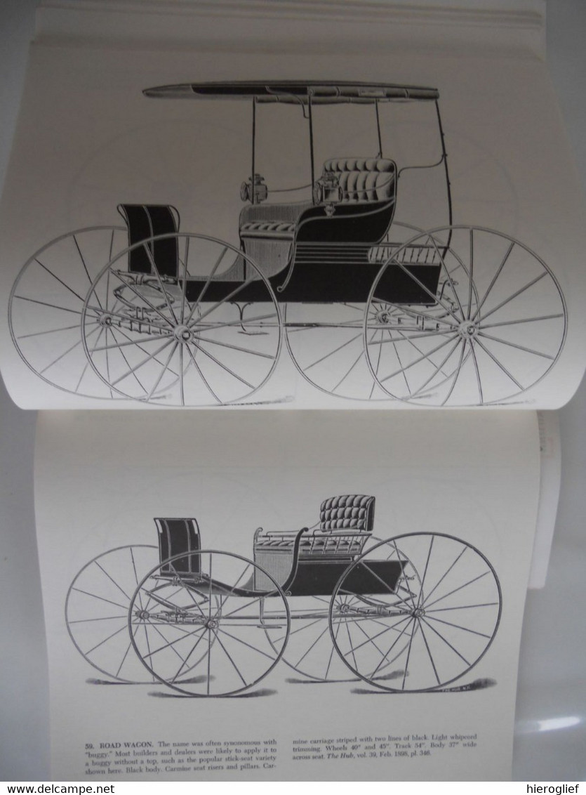 AMERICAN CARRIAGES SLEIGHS SULKIES AND CARTS Edited By Don H. Berkebile 168 Illustrations Koetsen Rijtuigen - Verenigde Staten