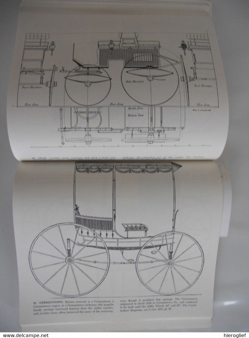 AMERICAN CARRIAGES SLEIGHS SULKIES AND CARTS edited by don H. Berkebile 168 illustrations koetsen rijtuigen