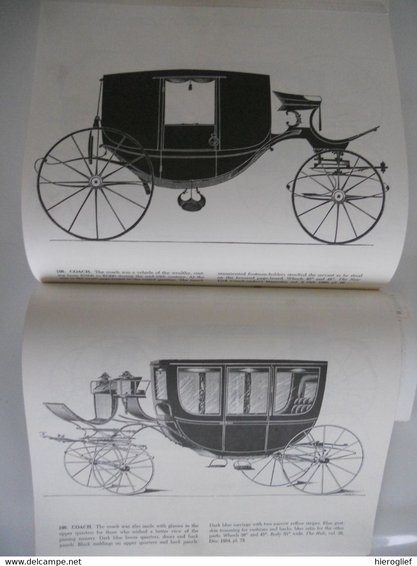 AMERICAN CARRIAGES SLEIGHS SULKIES AND CARTS edited by don H. Berkebile 168 illustrations koetsen rijtuigen