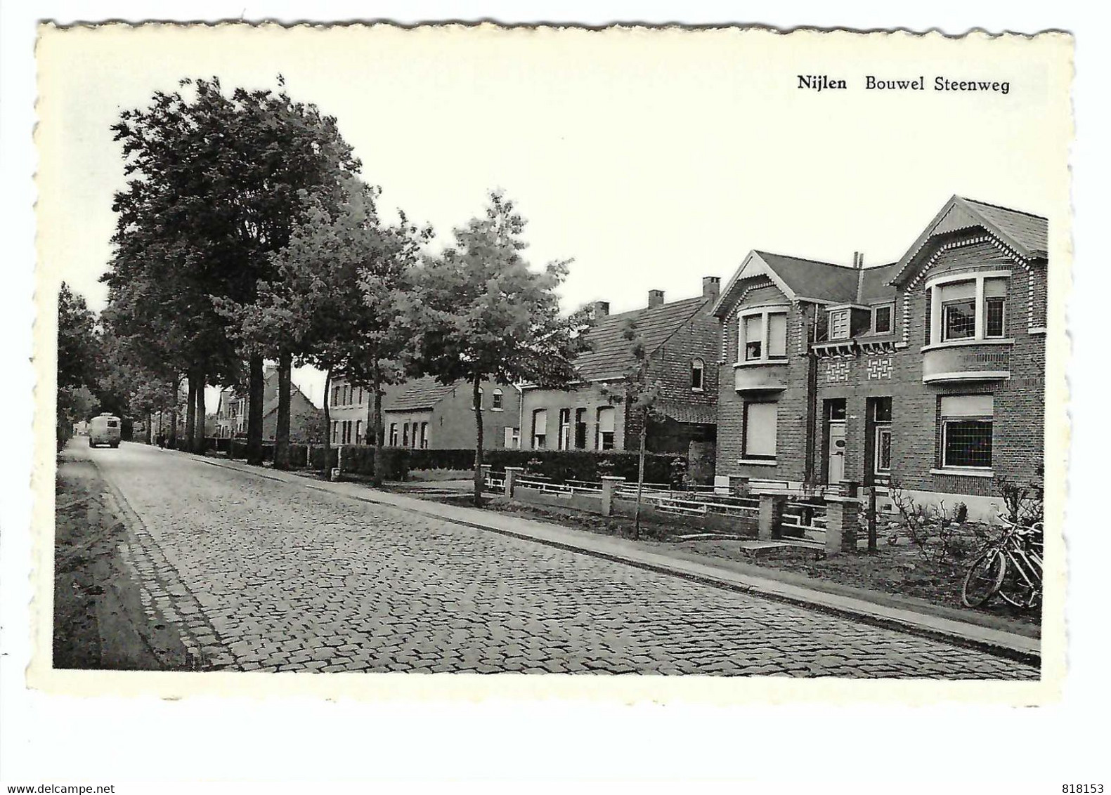 Nijlen   Bouwel Steenweg   Uitgave Van Der Hoeven,  Nijlen - Nijlen