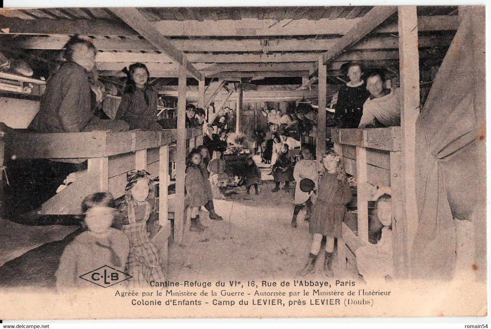 CAMP DU LEVIER-CANTINE REFUGE-COLONIE D'ENFANTS - Autres & Non Classés