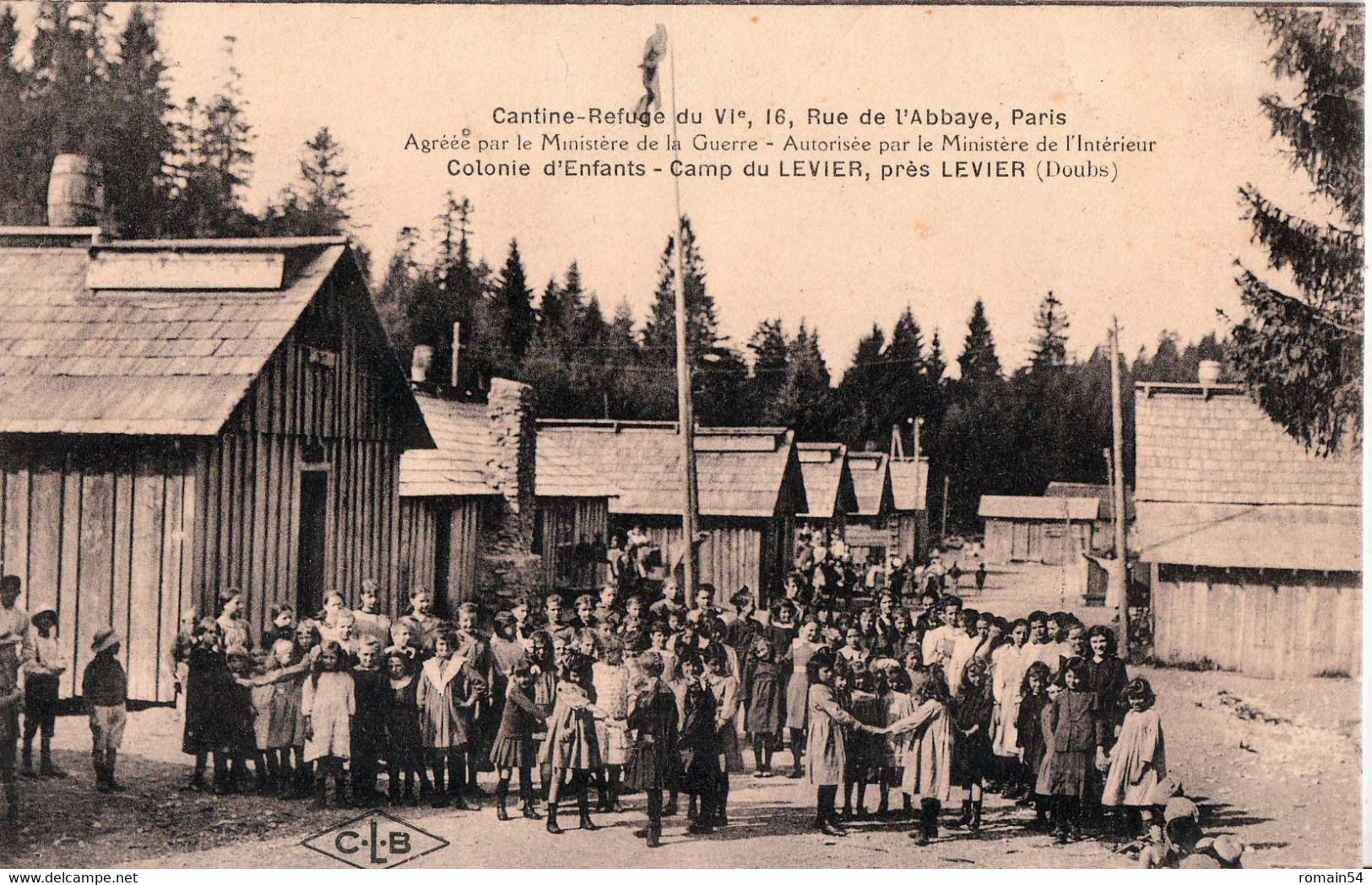 CAMP DU LEVIER-CANTINE REFUGE-COLONIE D'ENFANTS - Sonstige & Ohne Zuordnung