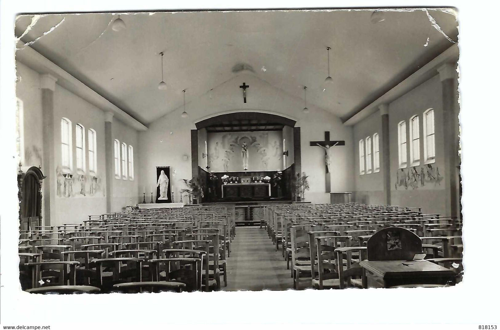 Nijlen -  Kerk O L Vrouw   1959  Uitg. Verreet Prosper Kerkstraat 29 Nijlen (kaart Vertoont Slijtage Zie Scan) - Nijlen