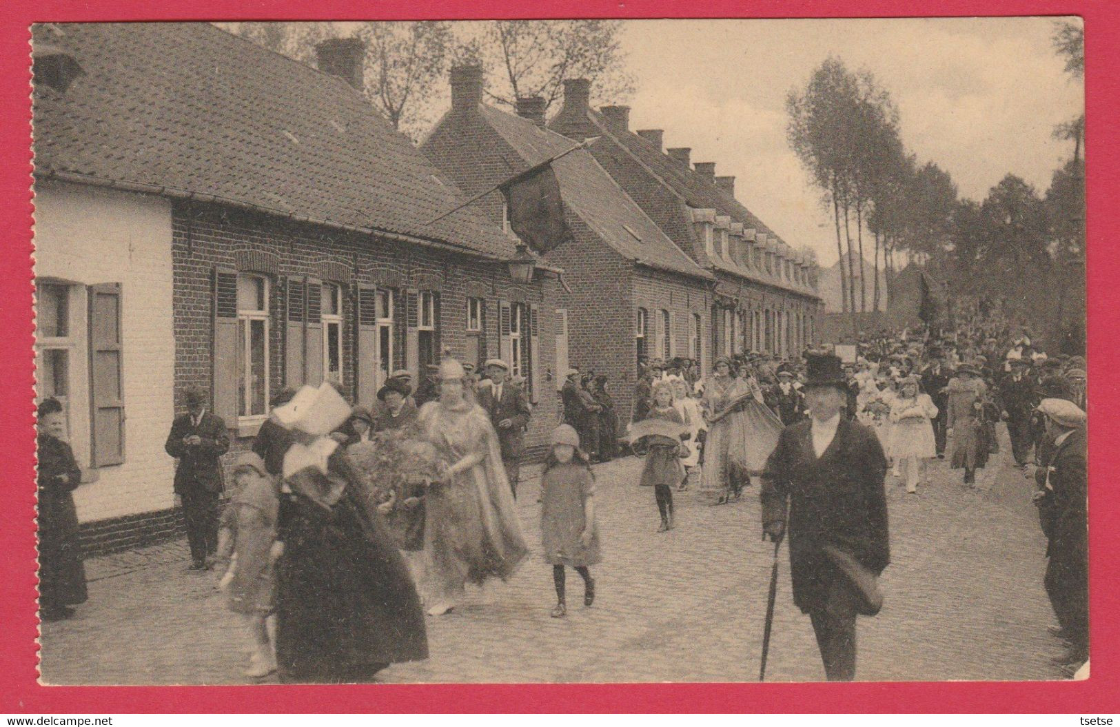 Anvaing - Inauguration Du " Monument Aux Victimes De La Guerre " - Cortège ( Voir Verso ) - Frasnes-lez-Anvaing