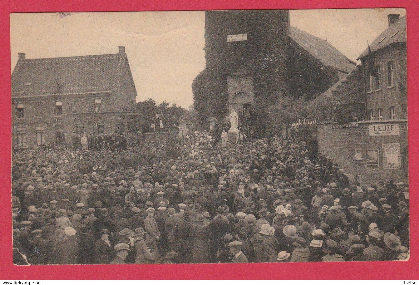 Anvaing - Inauguration Du " Monument Aux Victimes De La Guerre " - Inauguration Du Monument - 1924 ( Voir Verso ) - Frasnes-lez-Anvaing