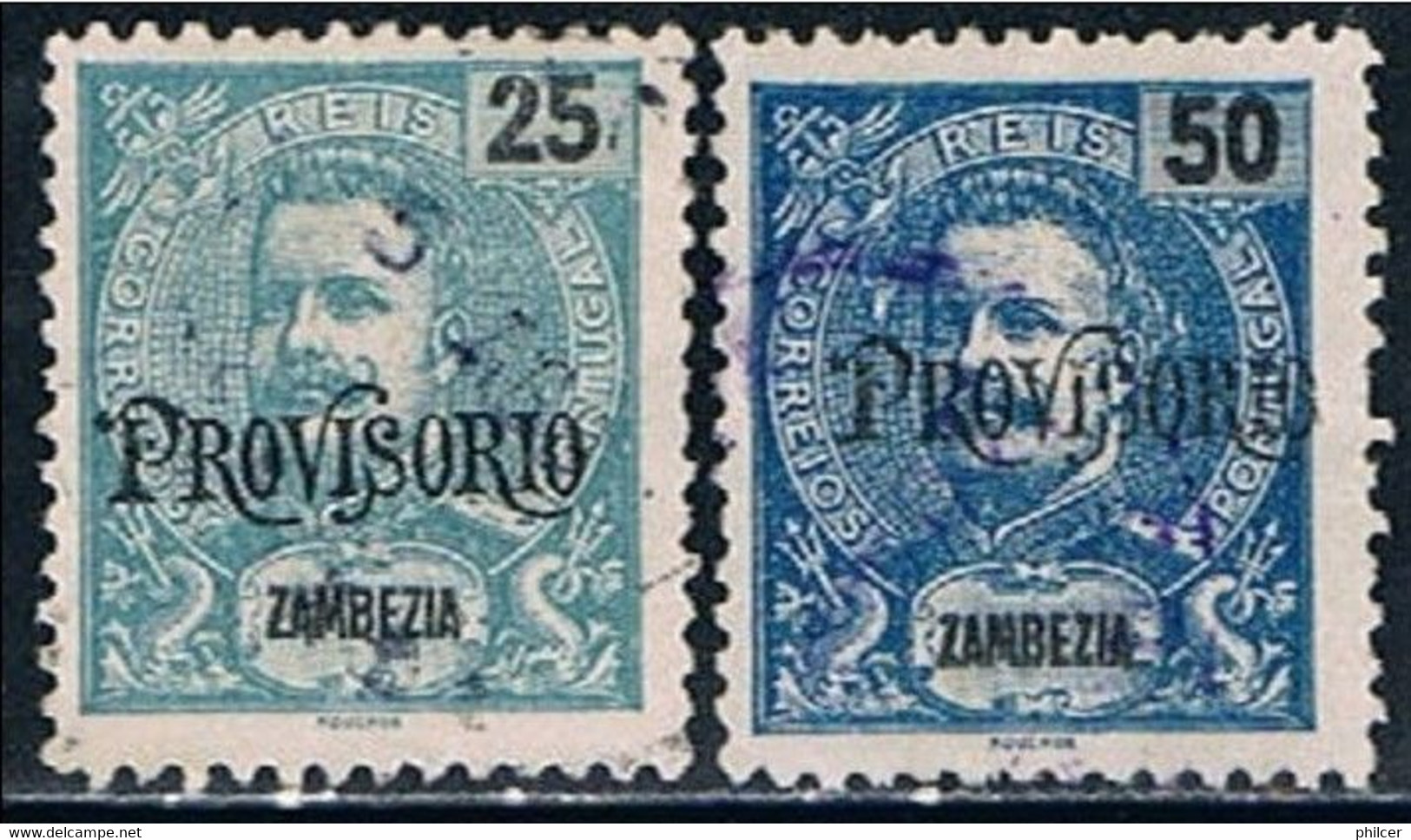 Zambézia, 1903, # 43/4, Used - Sambesi (Zambezi)