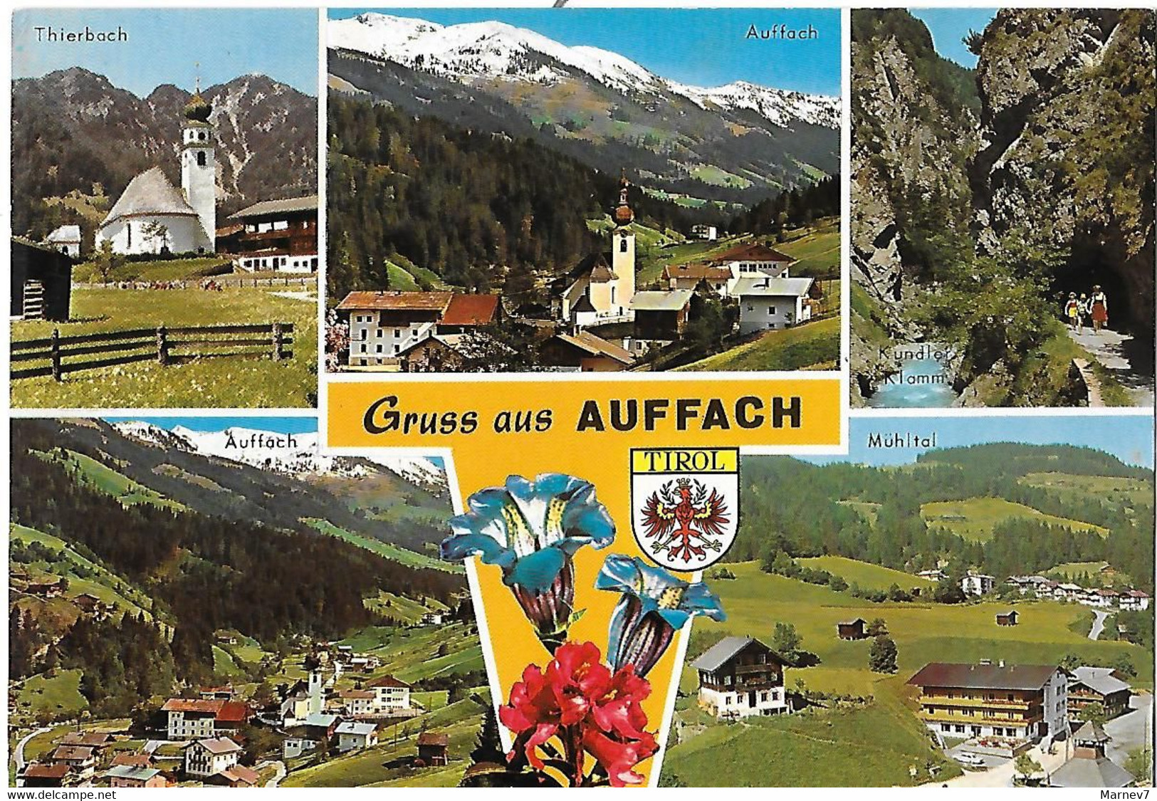 Autriche - Osterreich -  TIROL - Gruss Aus  AUFFACH - Thierbach - Mühlttal - Wildschönau