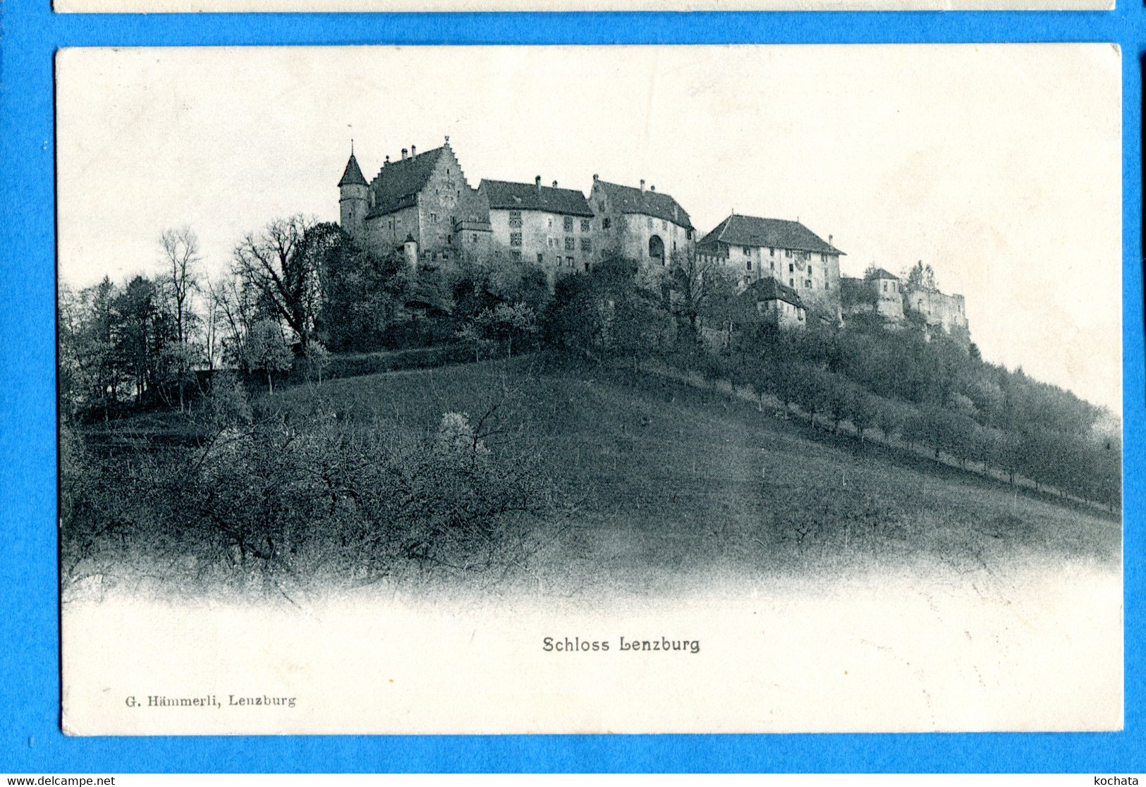 N14-303, Lenzburg, Schloss, Chateau, Circulée 1910 - Lenzburg