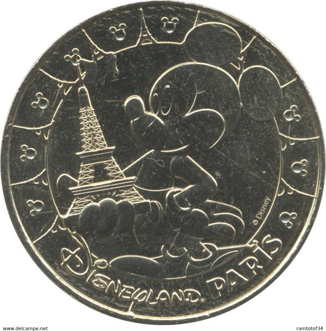 2016 MDP325 - MARNE-LA-VALLÉE - Disneyland 33 (Mickey Et La Tour Eiffel) / MONNAIE DE PARIS - 2016