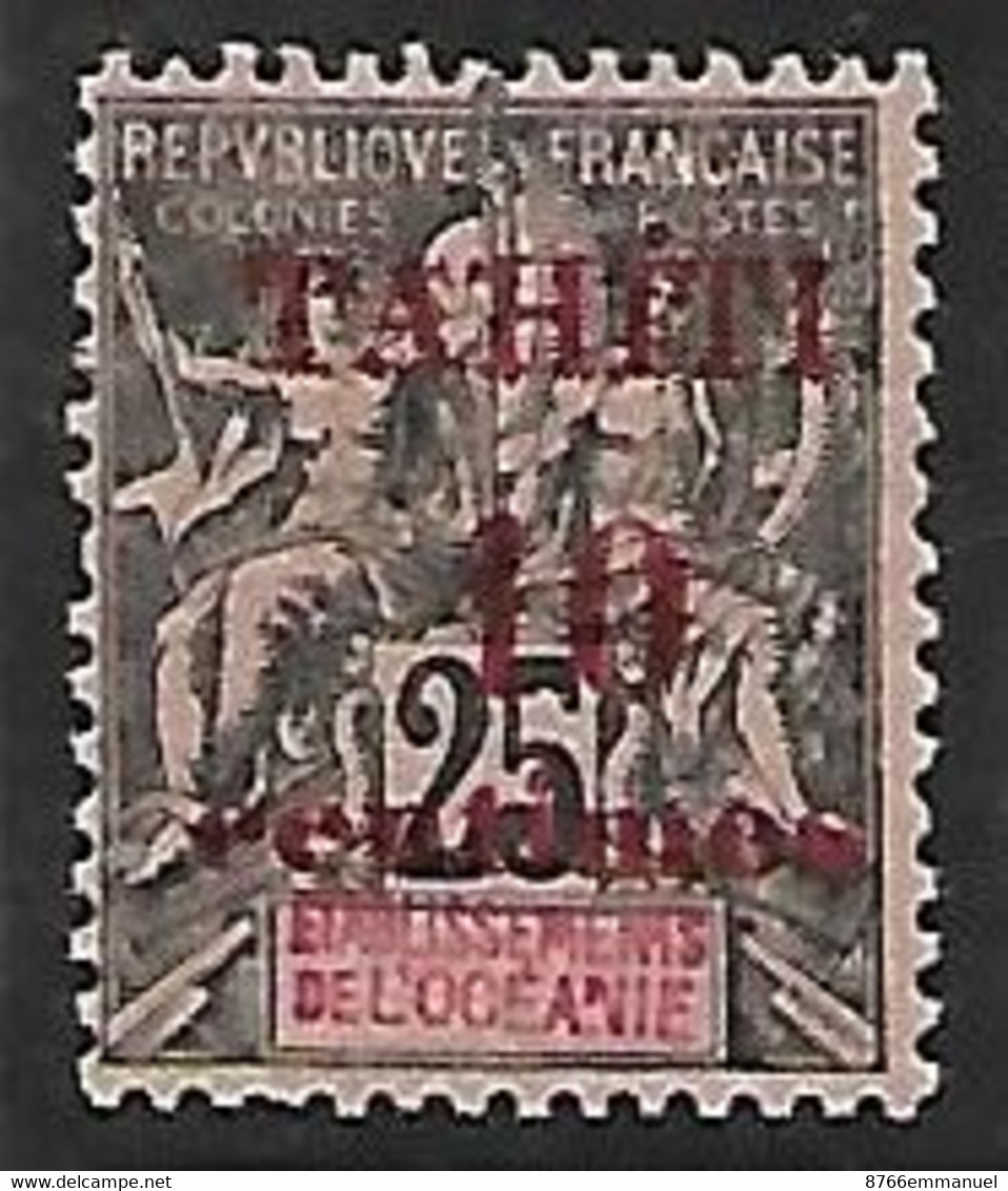 TAHITI N°31 N* - Used Stamps