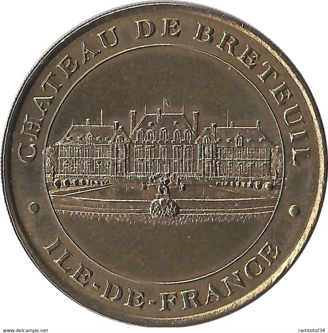 2002 MDP109 - BRETEUIL - Château De Breteuil 1 (Ile De France) / MONNAIE DE PARIS - 2002