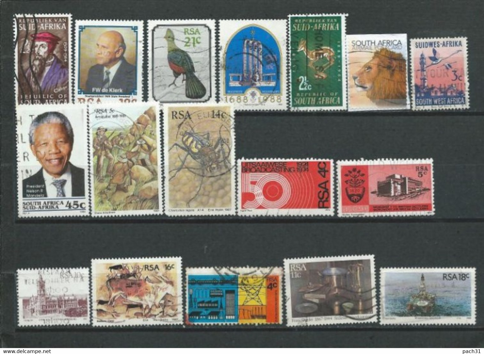 Afrique Du Sud   Lot Timbres Oblitérés - Collezioni & Lotti