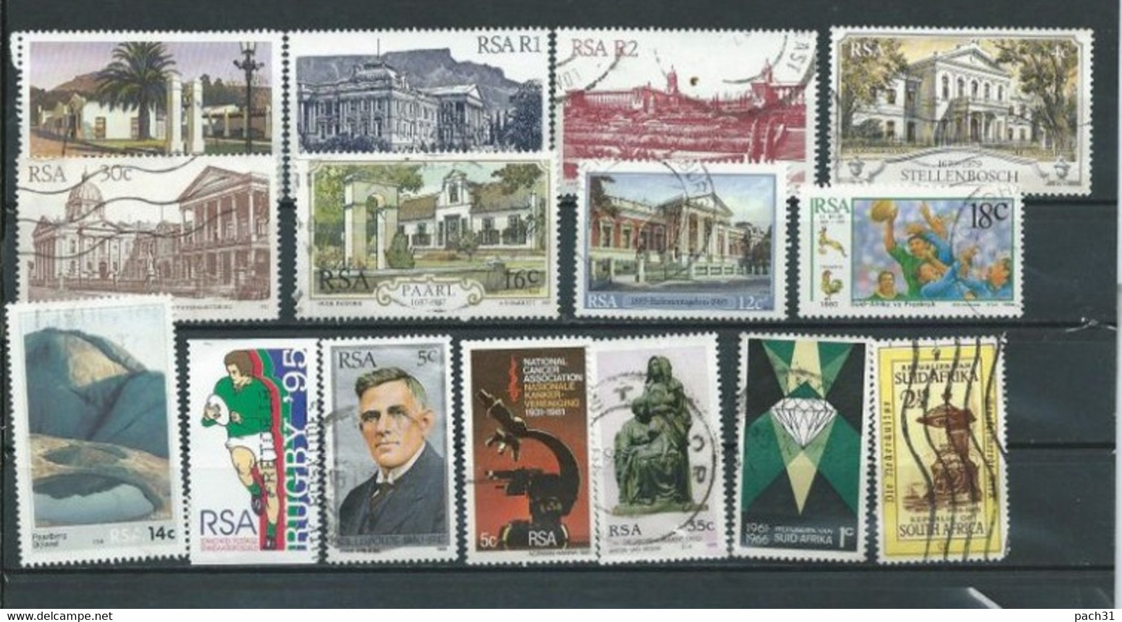 Afrique Du Sud   Lot Timbres Oblitérés - Collections, Lots & Séries