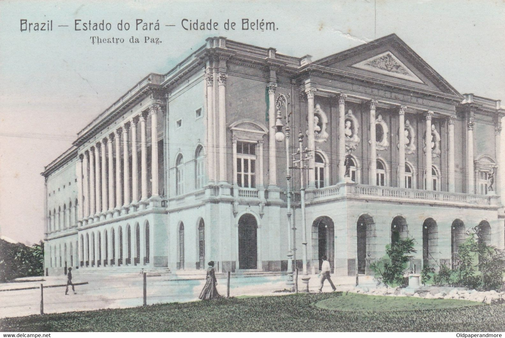 POSTCARD BRASIL BRAZIL - PARÁ - CIDADE DE BELÉM - TEATRO DA PAZ - Belém