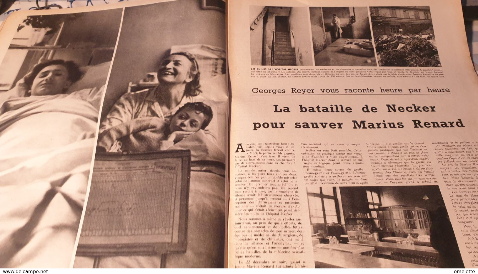 MATCH 53/MARIUS RENARD/Mme De LATTRE /DE GAULLE SCHUMAN PINAY/ORADOUR PROCES /MARTINE CAROL - Maison & Décoration