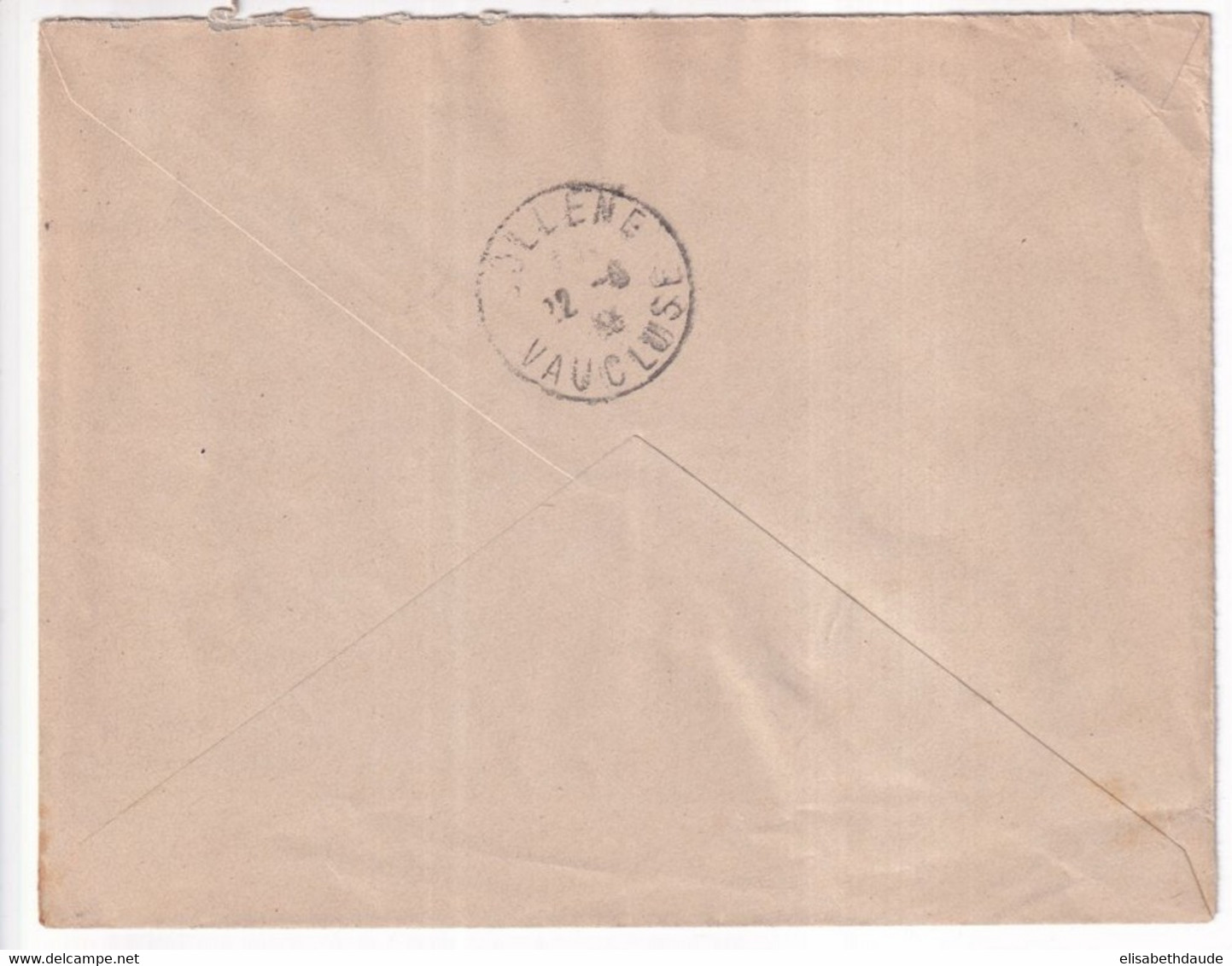 ALGERIE - 1933 - SUPERBE AFFRANCH. Sur ENV. De NEMOURS (ORAN) => BOLLENE - Covers & Documents