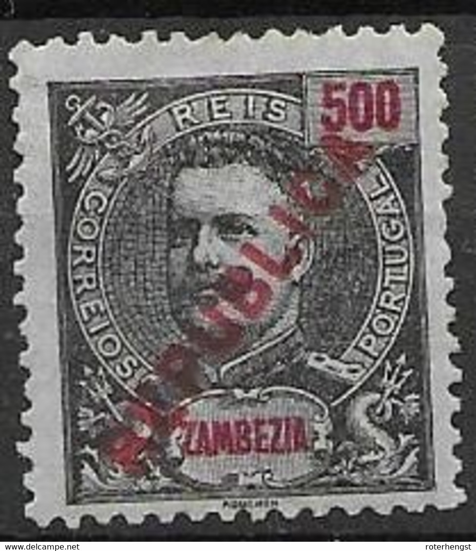 Zambesia Mint *  6 Euros 1917 - Zambèze