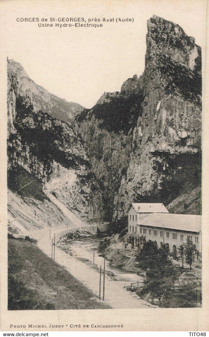 FRANCE-11 AUDE - Gorges De St-Georges, Près AXAT - Usine Hydro-Electrique - Axat