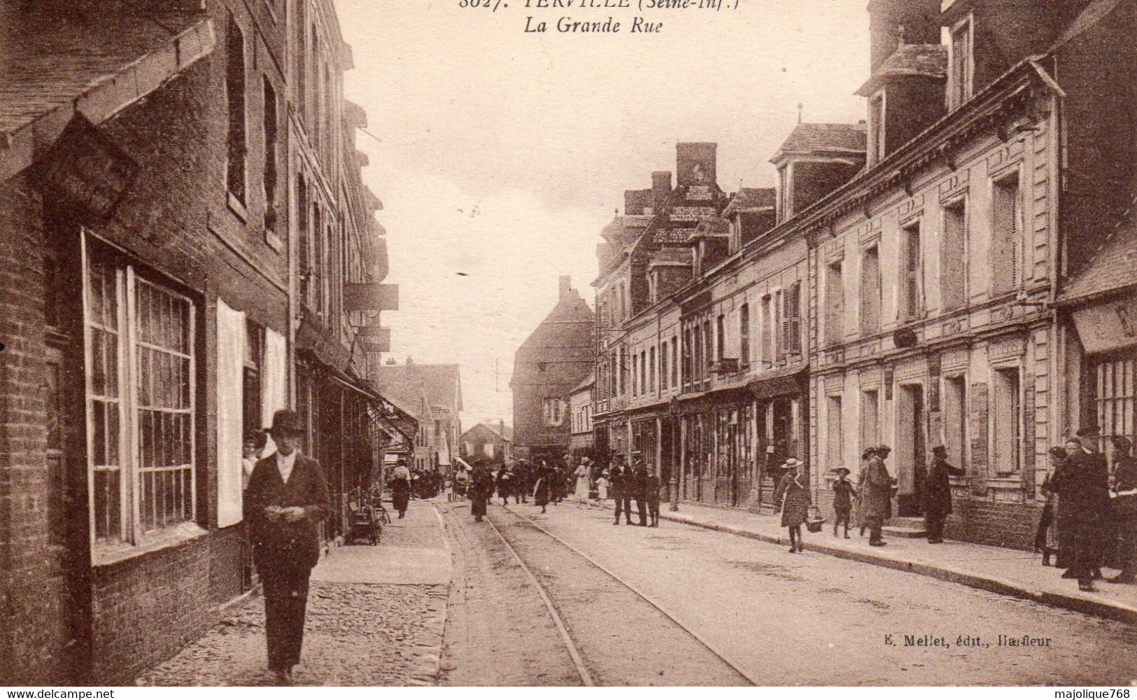 Cpa De  Yerville - La Grande Rue - - - Yerville