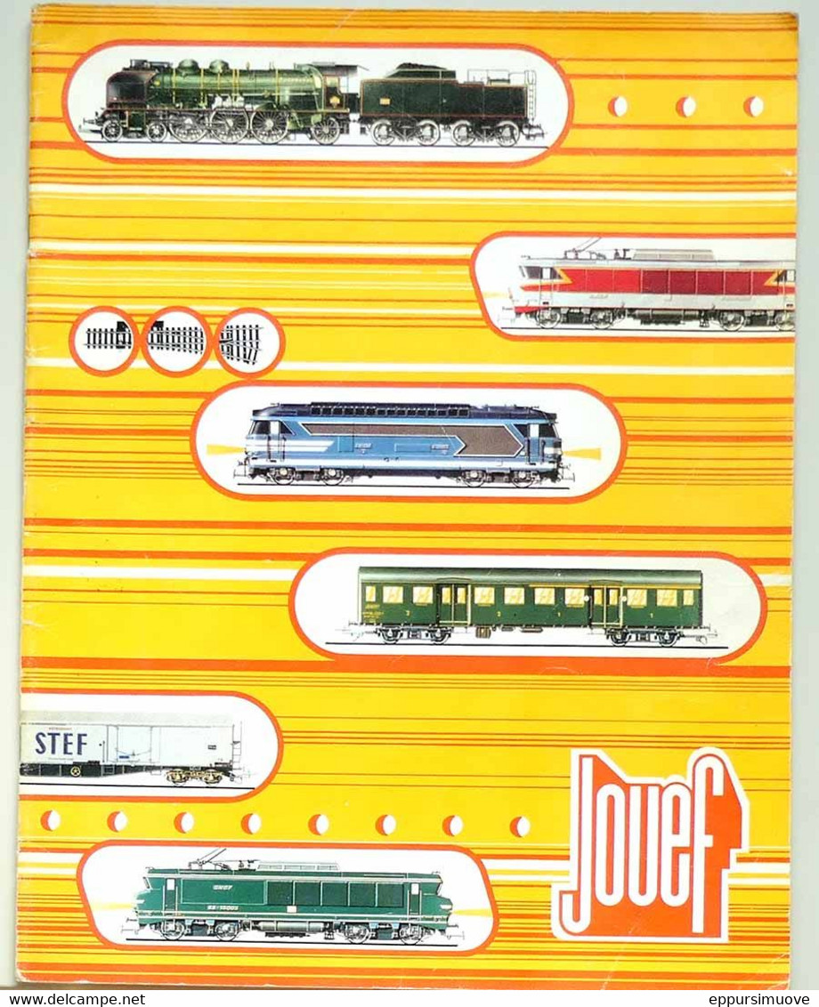 Catalogue JOUEF - Collection 1974 - TRAINS, CIRCUITS, VOITURES - Modellismo