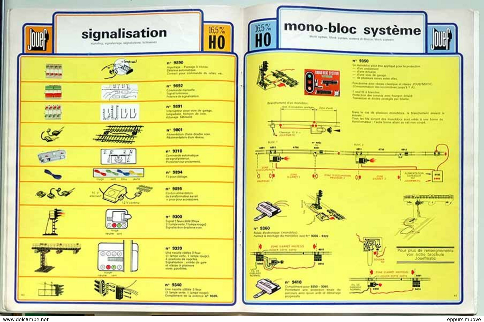 Catalogue JOUEF - Collection 1974 - TRAINS, CIRCUITS, VOITURES - Modellbau