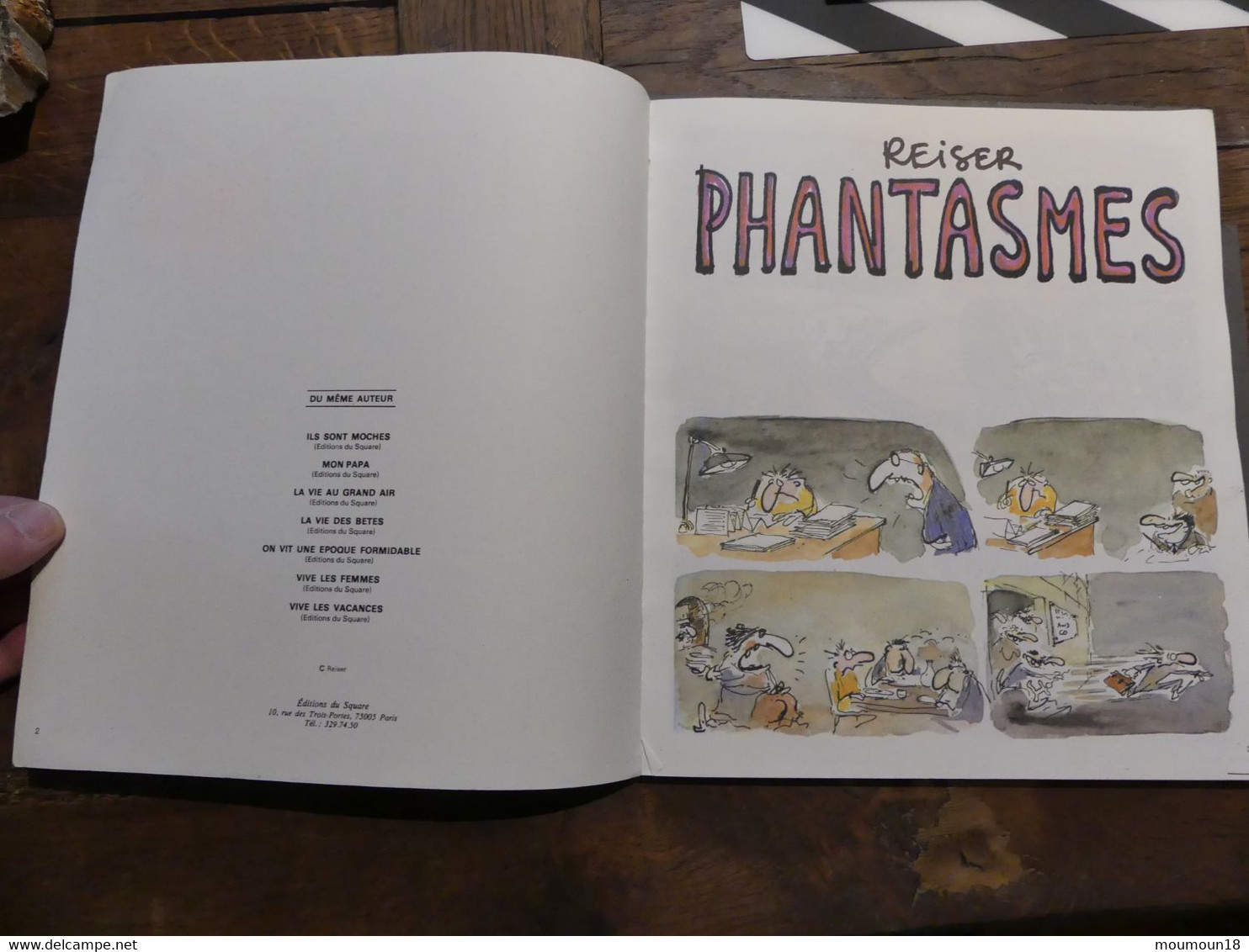 Phantasmes Reiser Editions De Square 1980 1ère édition - Reiser