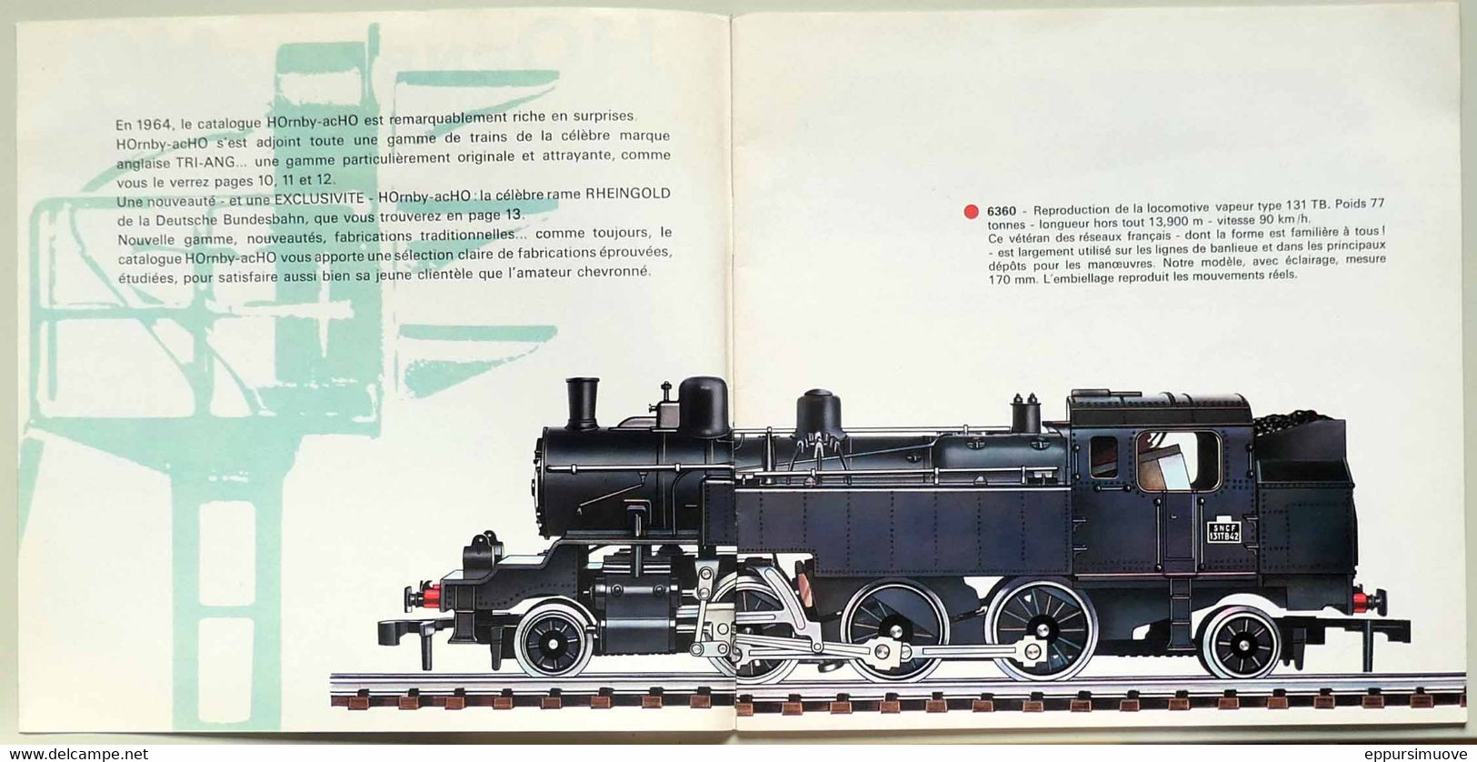 Catalogue HORNBY-ACHO MECCANO-TRIANG 1964 - TRAINS - Modelbouw