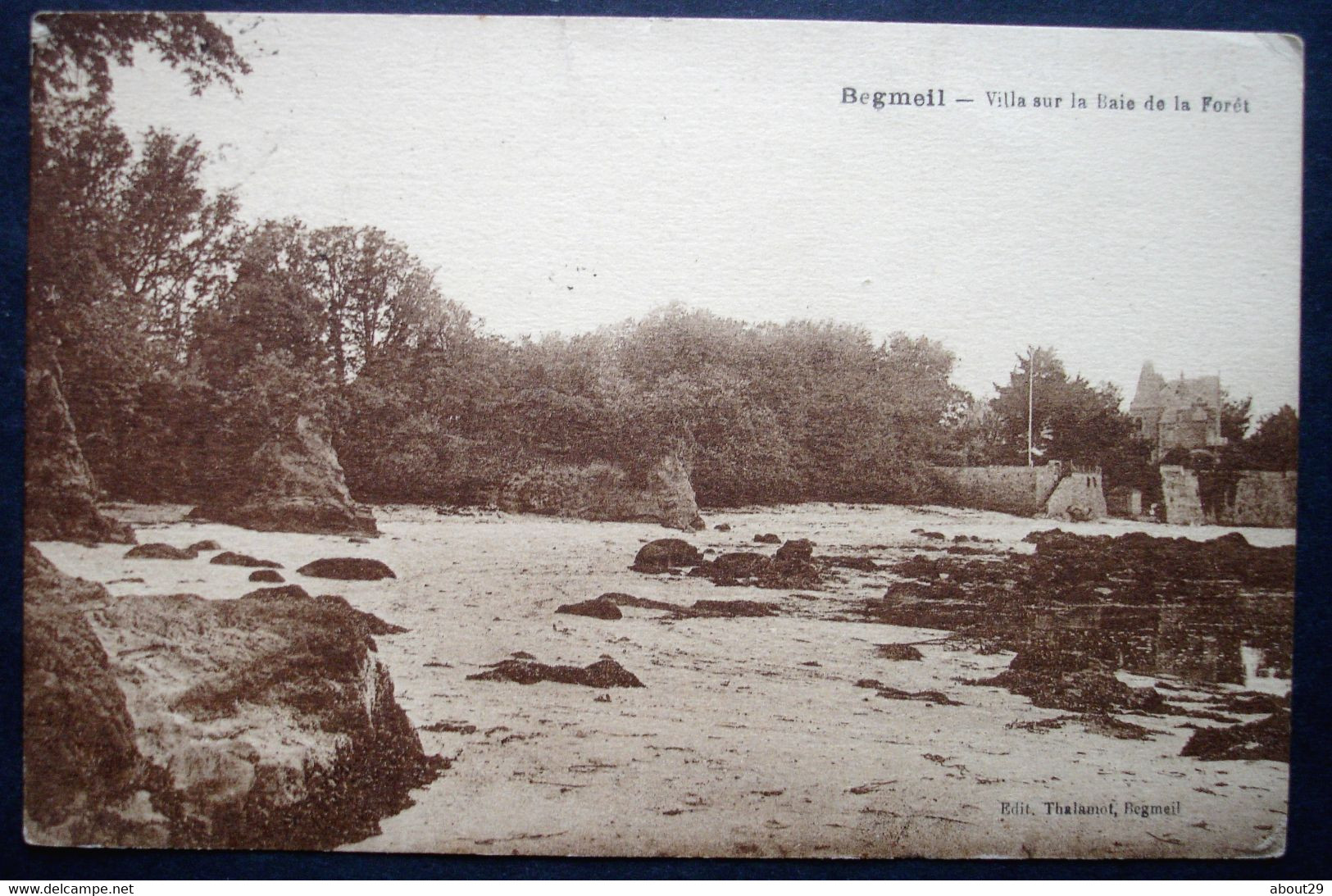 CPA 29 BEG MEIL - Villa Sur La Baie De La Forêt - Collection Thalamot - Réf. B 69 - Beg Meil