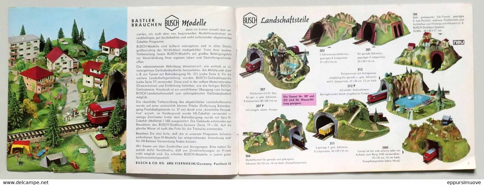 Catalogue BUSCH 1965-1966 MODÉLISME TRAINS DÉCORS, PAYSAGES, ACCESSOIRES - Catálogos