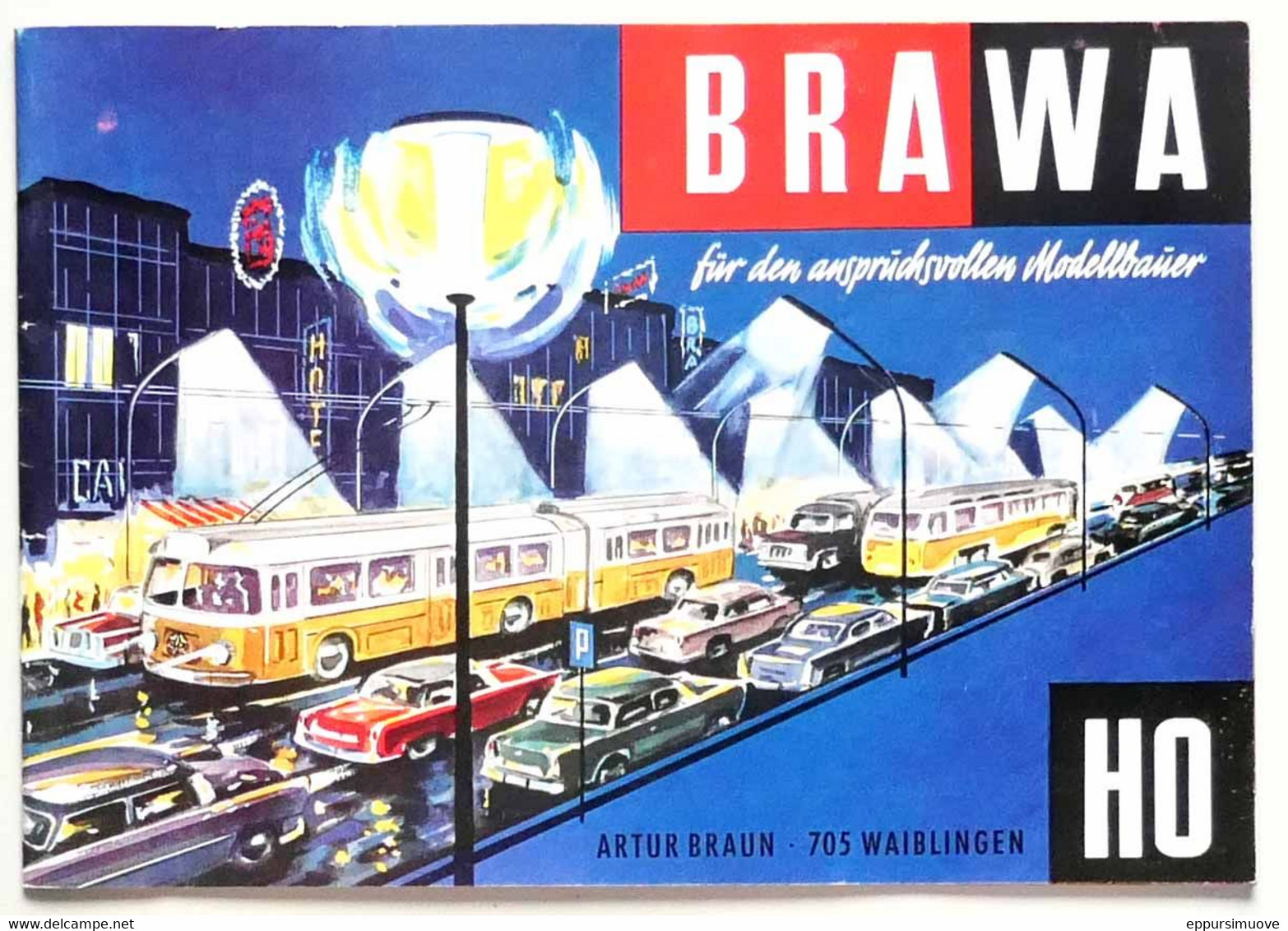 Catalogue BRAWA HO MODELLBAUER MODÉLISME TRAINS DÉCORS, PAYSAGES, ACCESSOIRES - Kataloge