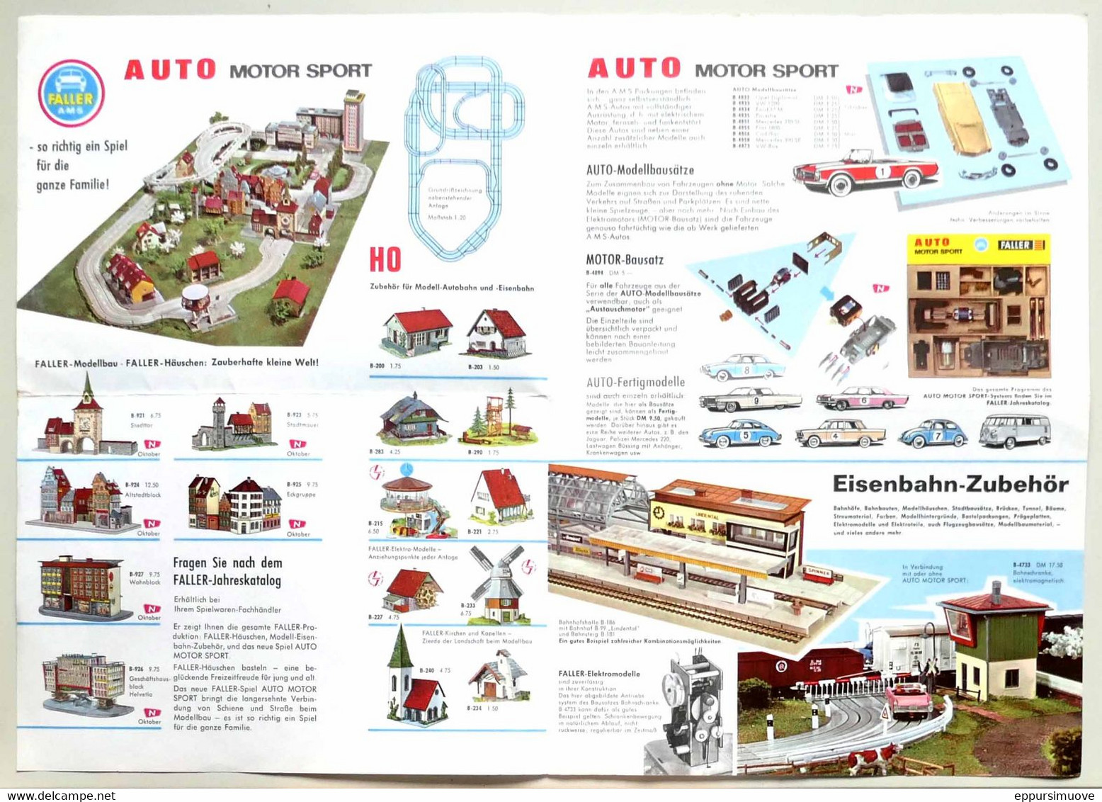 FALLER PROSPEKT 1965 - MODELL-EINSENBAHN-ZUBEHÖR - Catalogues