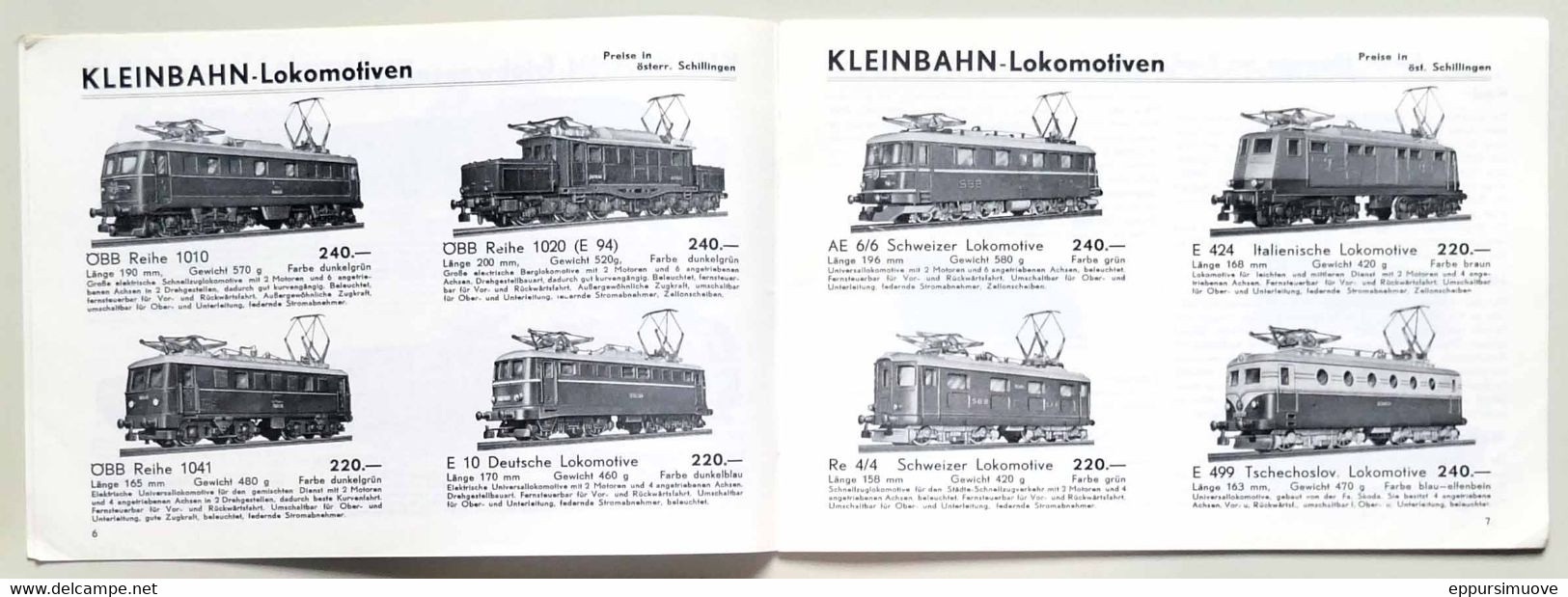 KATALOG KLEINBAHN HO WIEN 1962 - Kataloge
