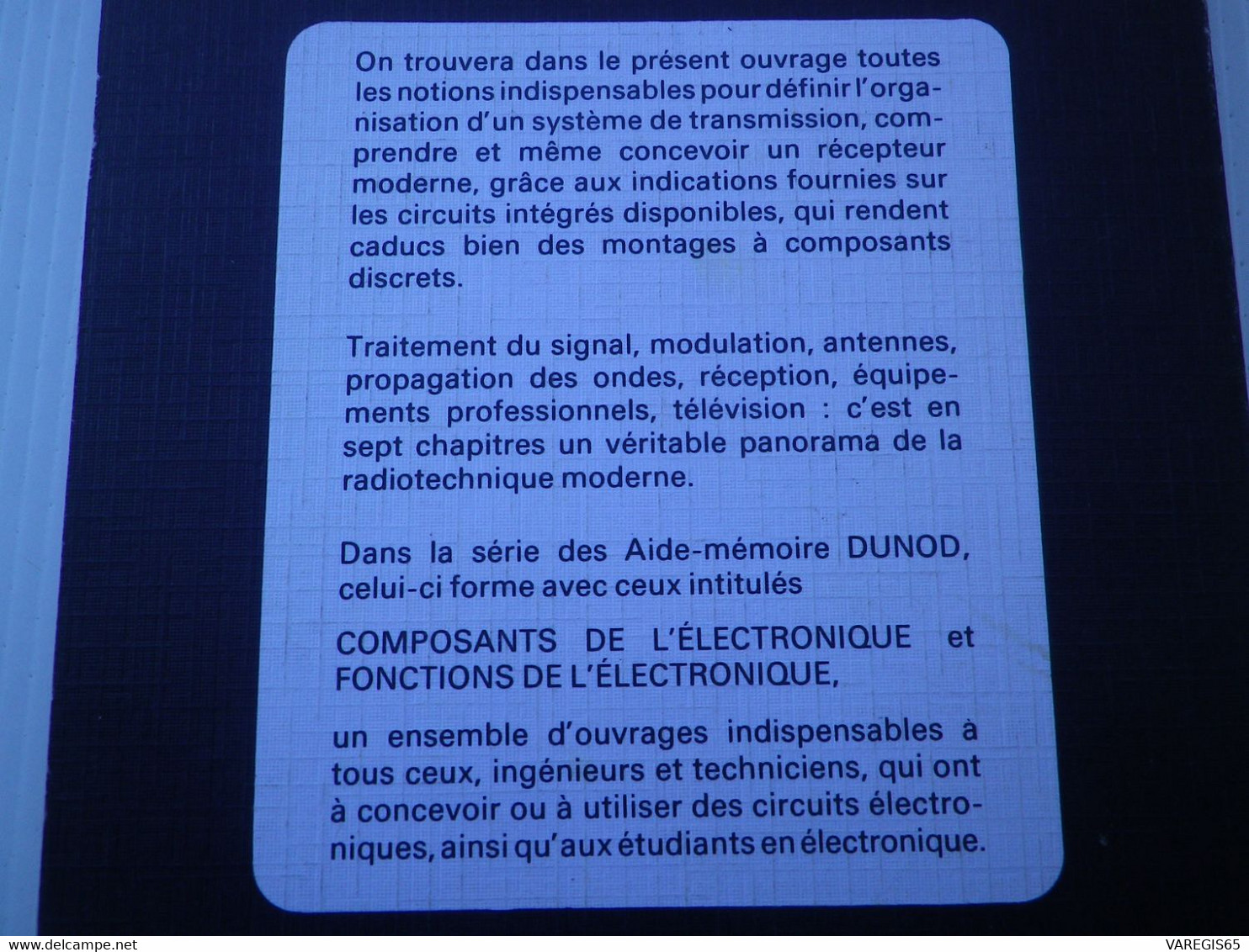 2 LIVRES TV - PANNES TV / W. SOROKINE S.E.R.1966 - AIDE MEMOIRE RADIOTECHNIQUE ET TV / B. GRABOWSKI DUNOD 1977 - Audio-Video