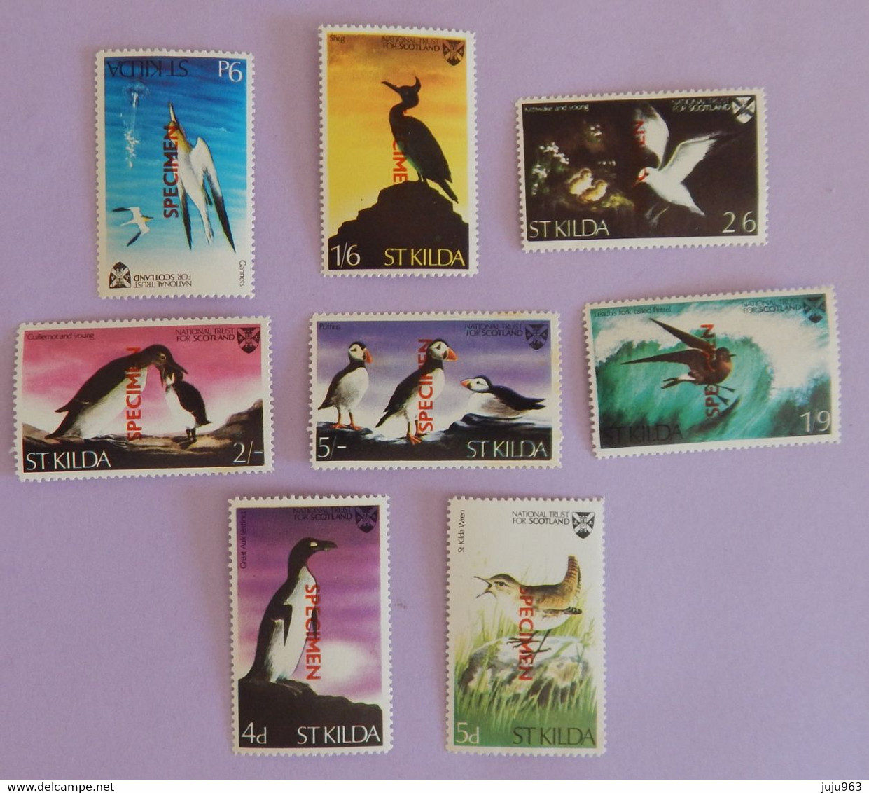 ST KILDA   NEUFS**MNH "OISEAUX" ANNÉE 1968 - Sin Clasificación