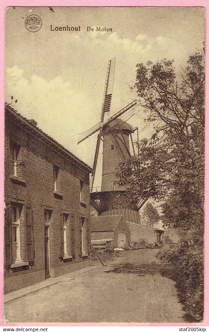 Loenhout - De Molen - 1930 - Uitg: Aerts-Roover - Wuustwezel