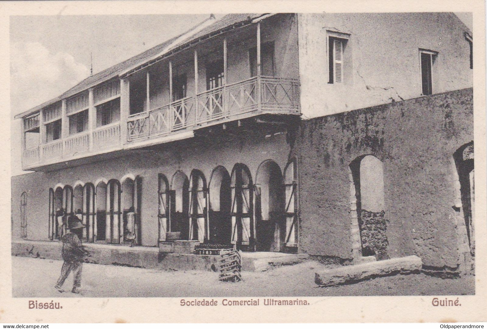 POSTCARD PORTUGAL - GUINÉ  - PORTUGUESE GUINEA  - SOCIETÉ COMERCIALE DE L'OUEST AFRICAIN - Guinée