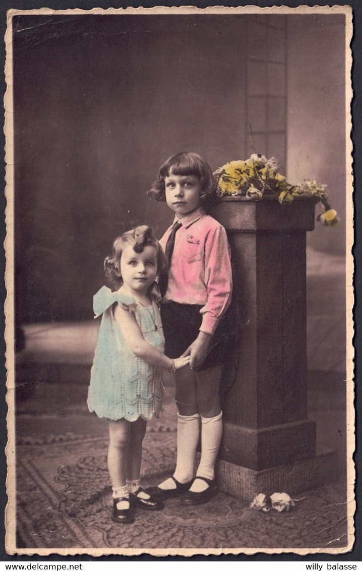 +++ Photo Carte - Foto Kaart - Phot. Braham à HERVE - Enfant - Fille - Fillette - Garçon  // - Herve