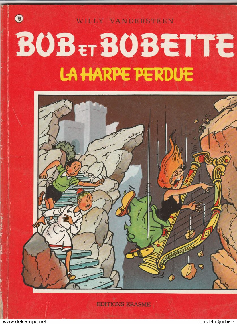 Bob Et Bobette , N° 79 , La Harpe Perdue , Vandersteen , Erasme ( 1977 ) - Bob Et Bobette