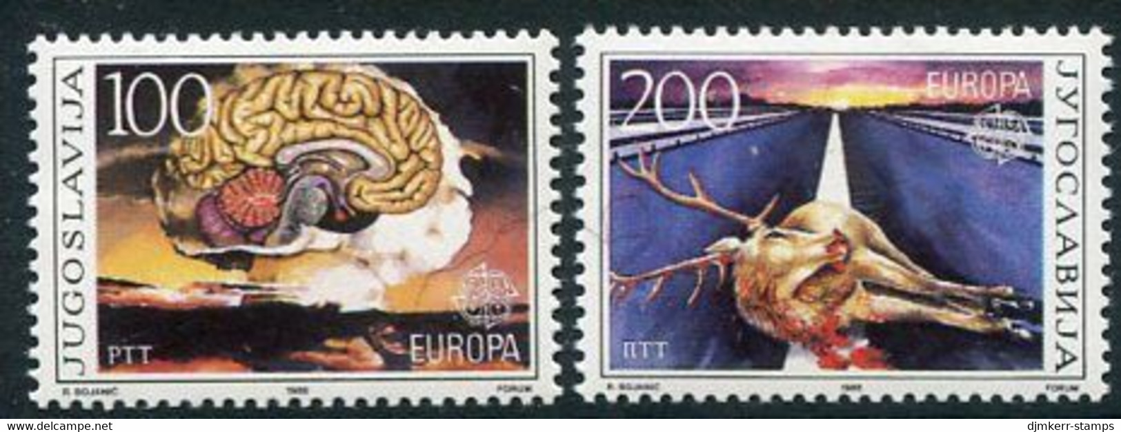 YUGOSLAVIA 1986 Europa: Environment Protection MNH / **.  Michel 2156-57 - Nuevos