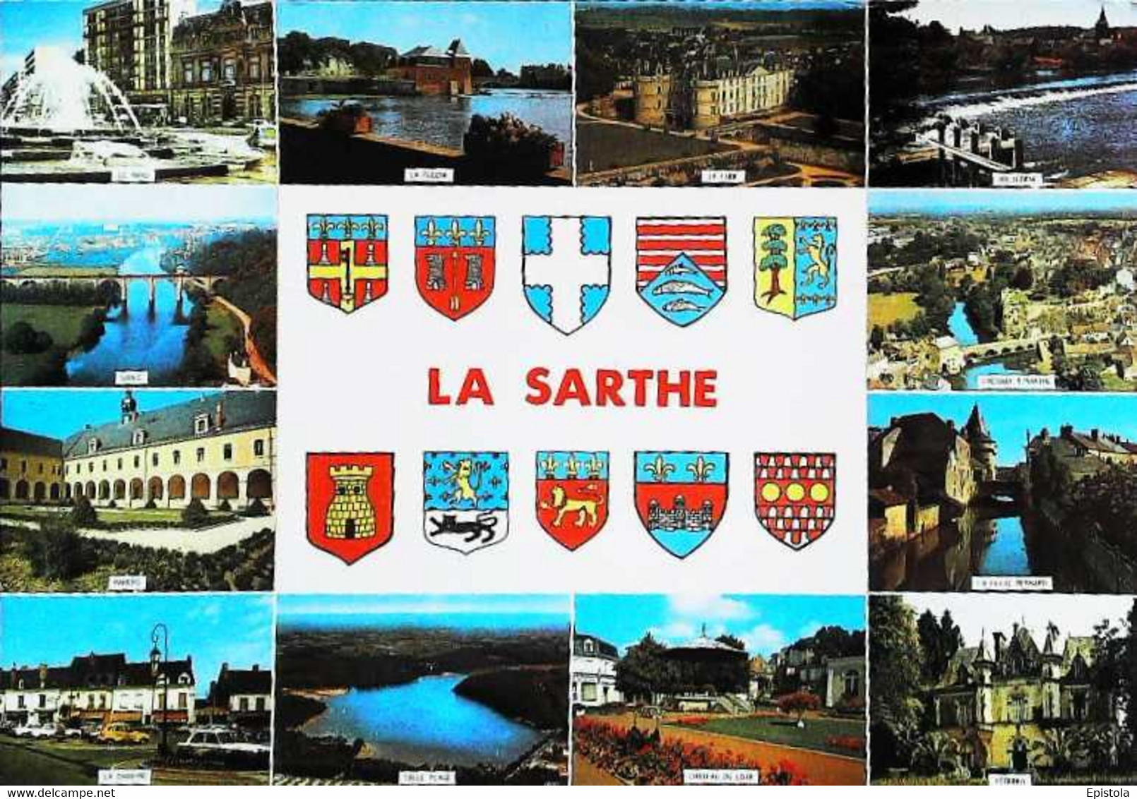 ► Blasons Villes -  La Chartre , Sille, Malicorne, Fresnay, Mamers, Sablé - Ecusson, Héraldisme -  Vallée De La Sarthe - La Fresnaye Sur Chédouet