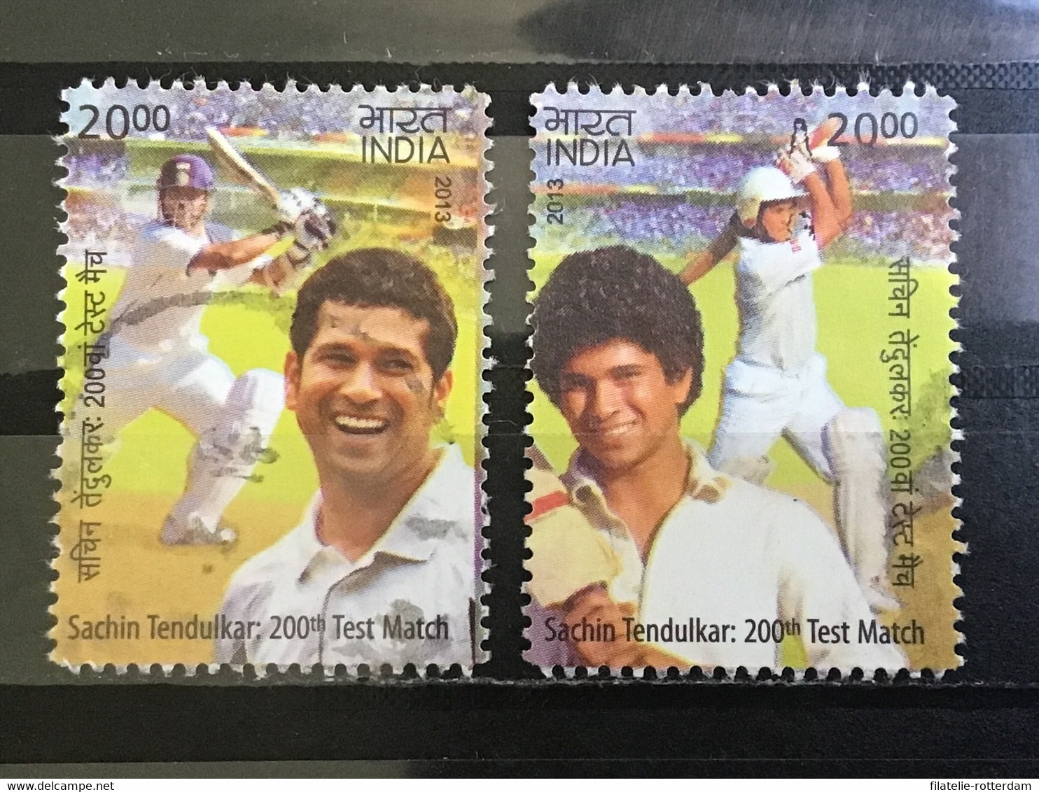 India - Complete Set Cricket 2013 - Used Stamps