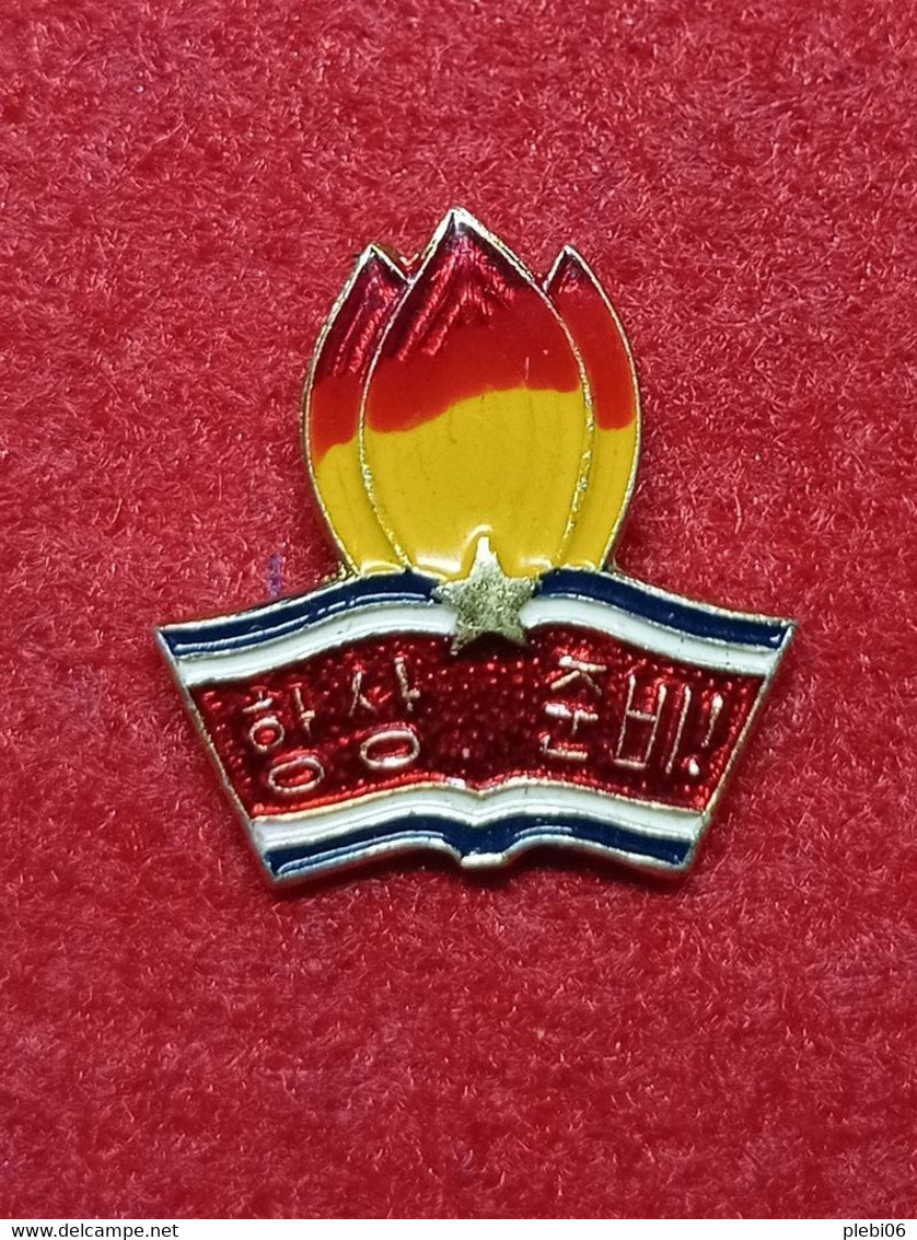 North Korea Badge Pin From The DPRK #4 - Altri & Non Classificati