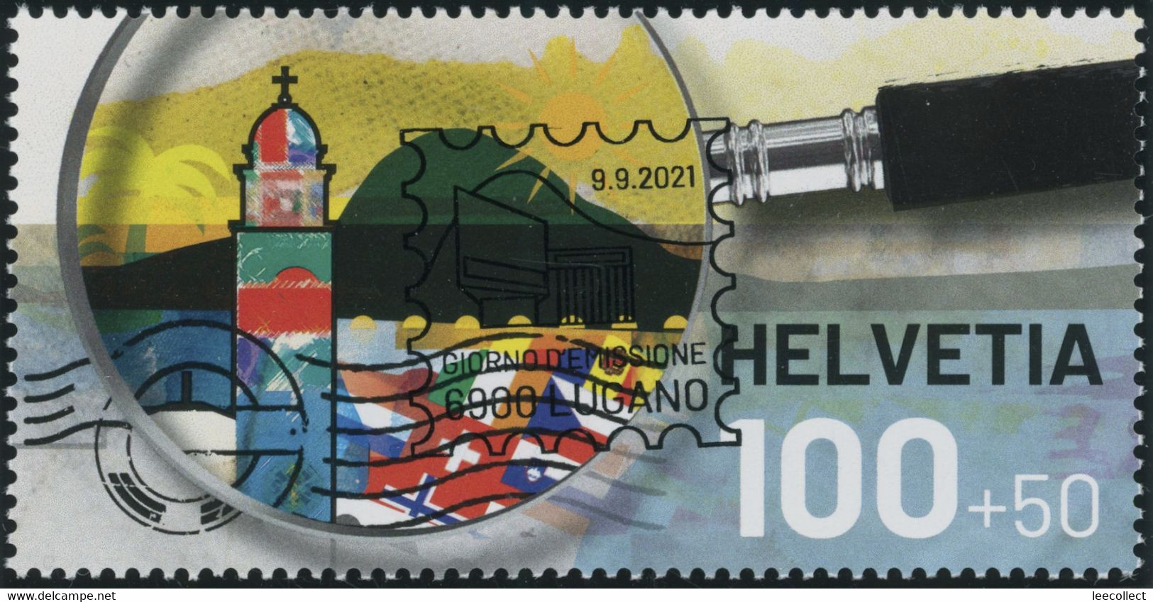 Suisse - 2021 - Helvetia - Blockausschnitte - Ersttag Voll Stempel ET - Used Stamps