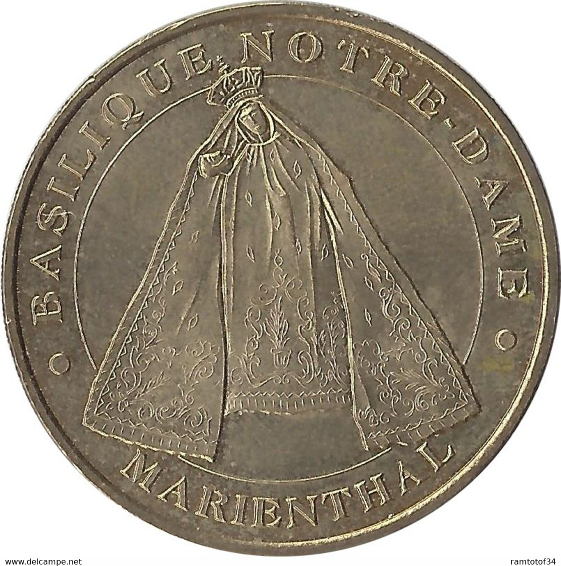 2001 MDP102 - MARIENTHAL - Basilique Notre-Dame De Marienthal / MONNAIE DE PARIS - 2001