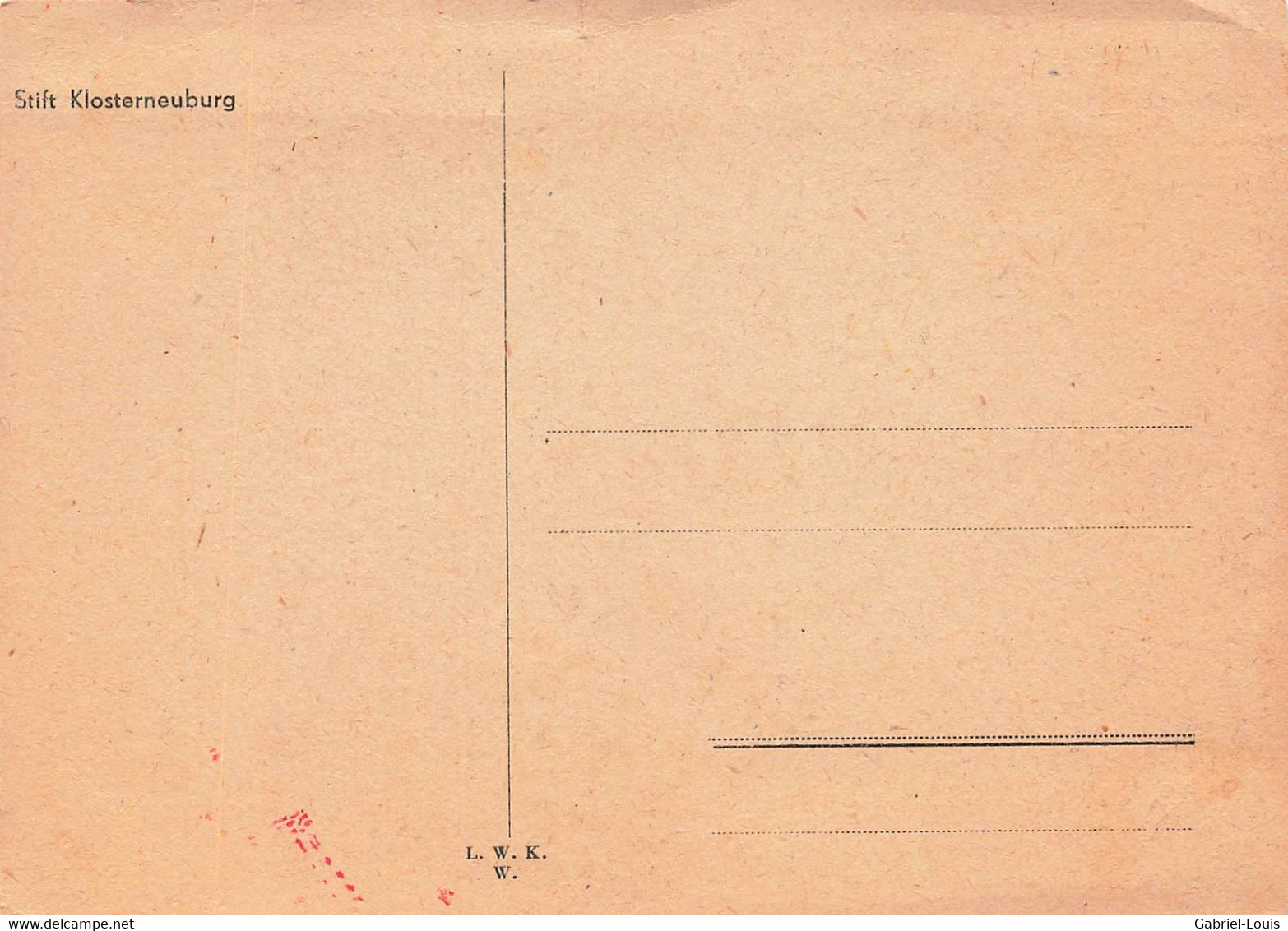 Stift Klosterneuburg - G. Koller  (10 X 15 Cm) - Klosterneuburg