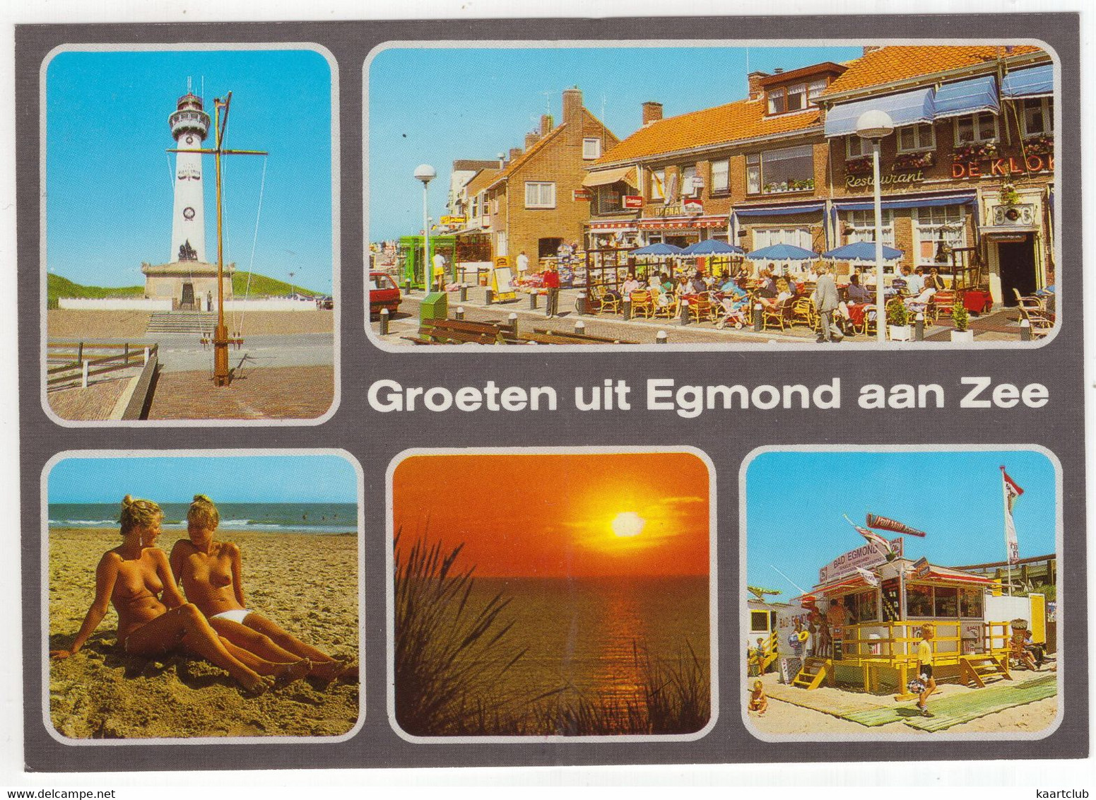 Groeten Uit Egmond Aan Zee - (Noord-Holland, Nederland)  - Topless Girls - Nr. EGE 21 - Egmond Aan Zee