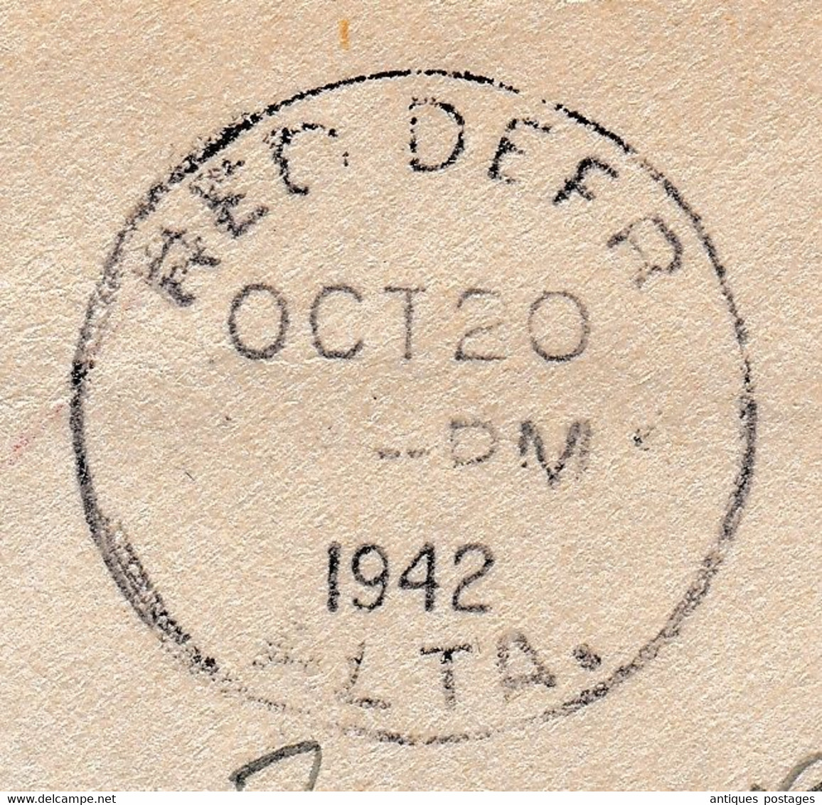 Lettre 1842 Red Deer Alberta Canada Paire King George VI 3 Cent Canadian Y.M.C.A. - Briefe U. Dokumente